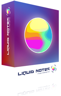 Design of packshot for preorders of Liquid Notes.